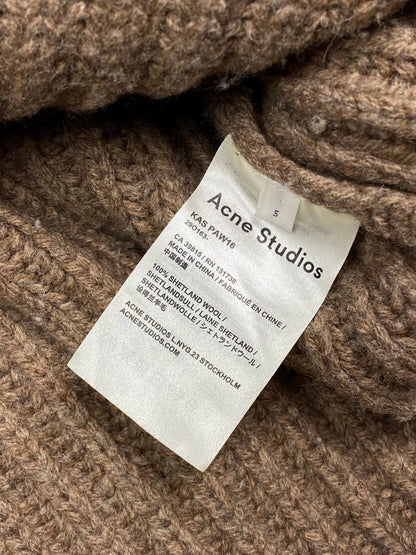 ACNE STUDIOS F/W 2016 SHETLAND WOOL KNIT JUMPER. (S) - SEVENUES.