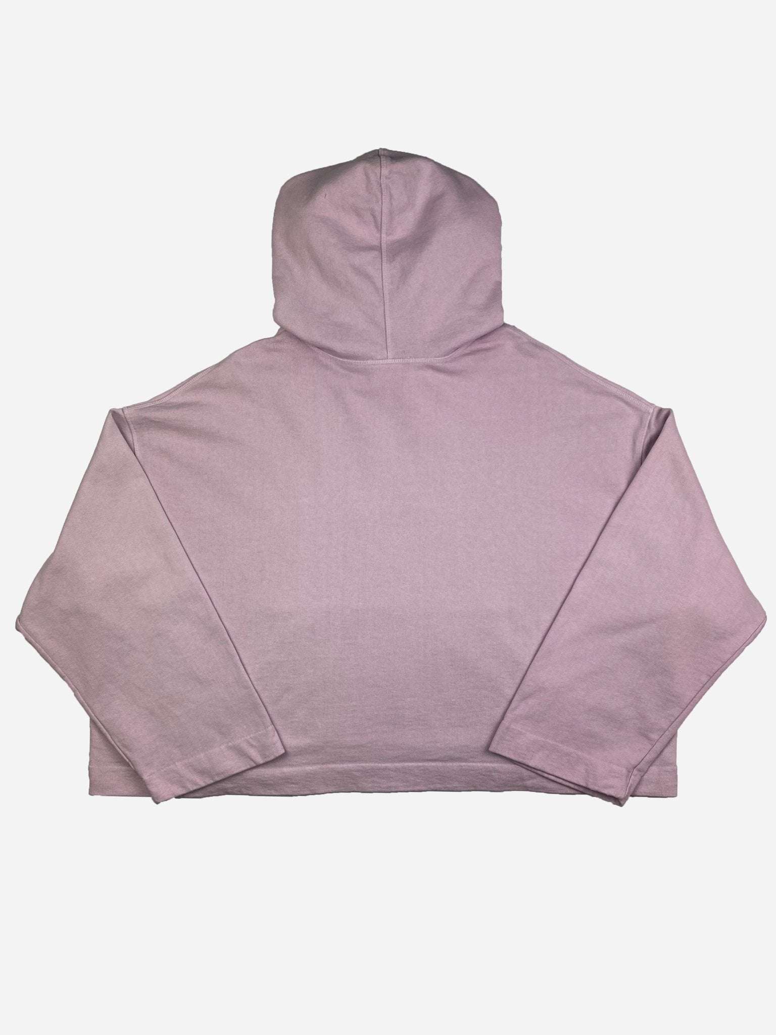 ACNE STUDIOS 'JOGHY EMBOSS' LOGO CROPPED HOODIE. (L) - SEVENUES.