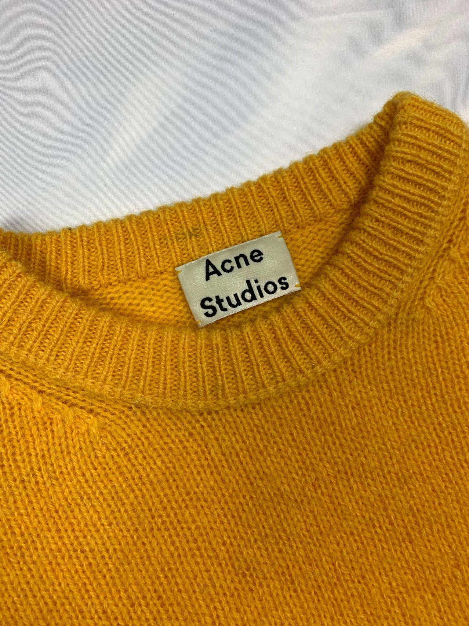 ACNE STUDIOS 'KAI' REVERSE KNITWEAR JUMPER. (M) - SEVENUES.