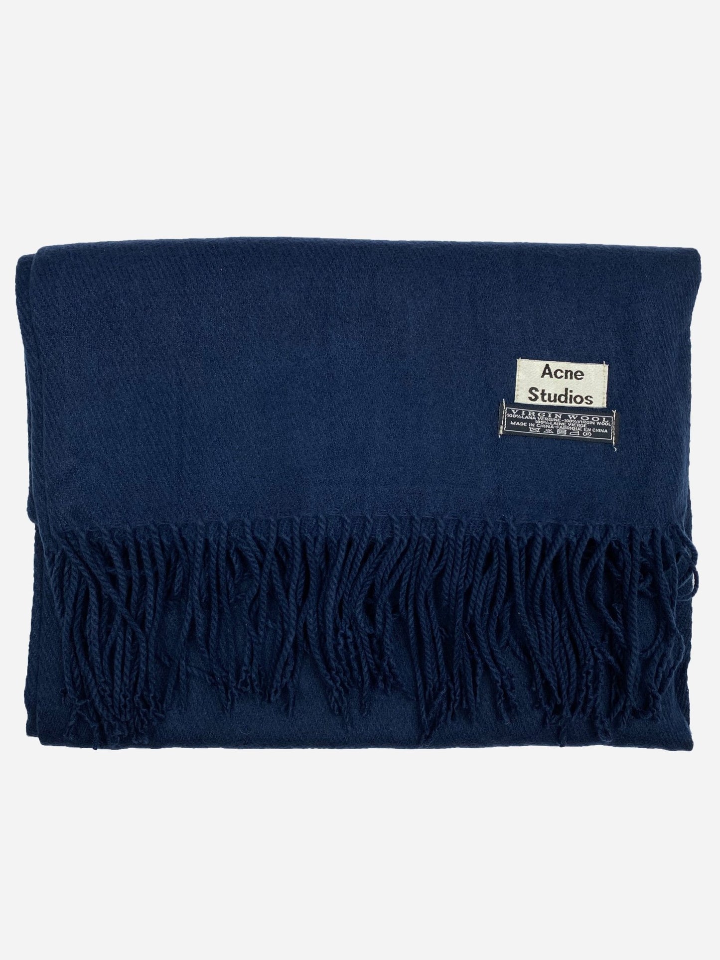 ACNE STUDIOS OVERSIZED VIRGIN WOOL SCARF. - SEVENUES.