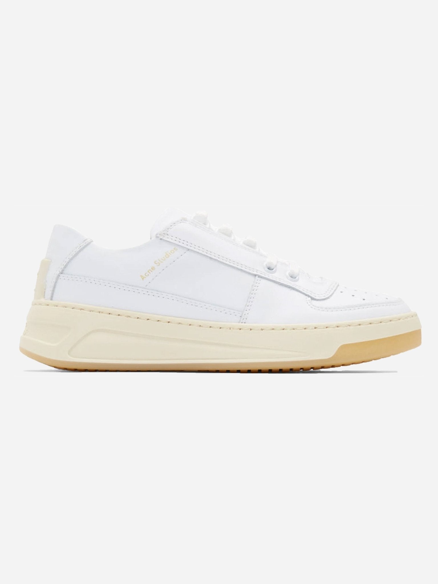 ACNE STUDIOS 'PEREY' LOW - TOP LEATHER SNEAKER. (42) - SEVENUES.