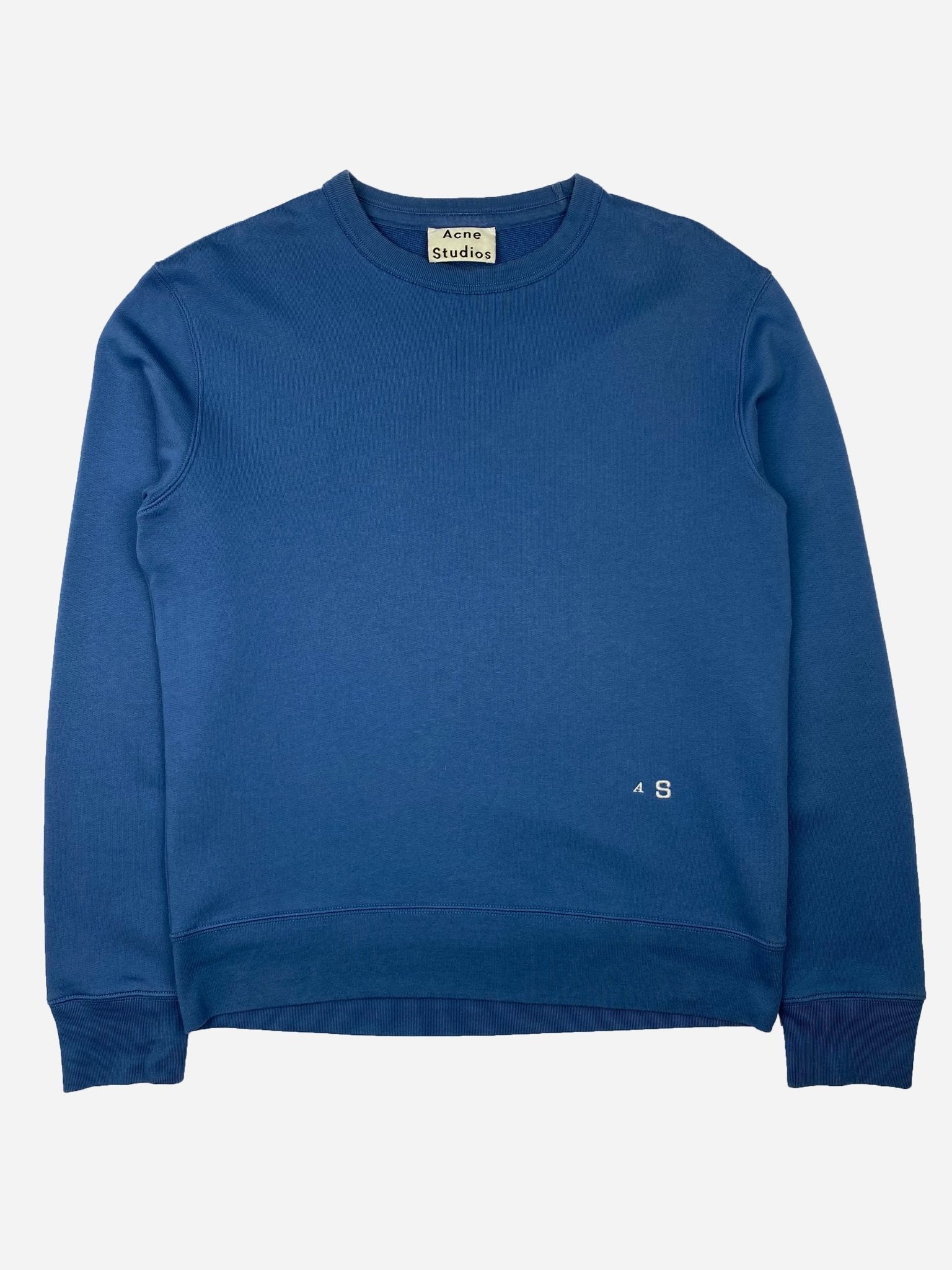 ACNE STUDIOS S/S '18 'FAISE' CREWNECK SWEATSHIRT. (S) - SEVENUES.