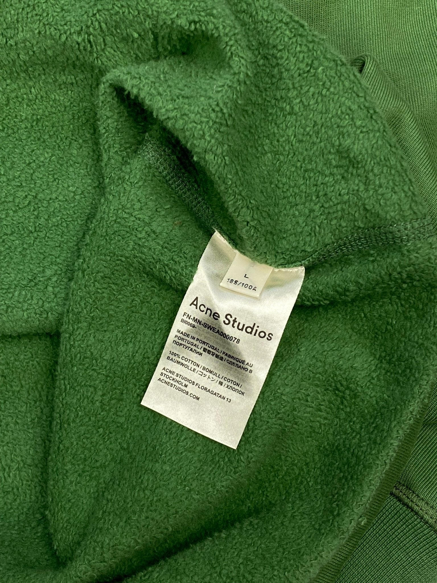 ACNE STUDIOS 'STOCKHOLM' LOGO OVERSIZED (L) – - Main Image