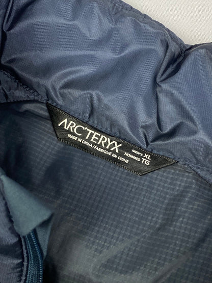 ARC'TERYX CERIUM LOGO EMBROIDERY DOWN VEST. (XL) - SEVENUES.