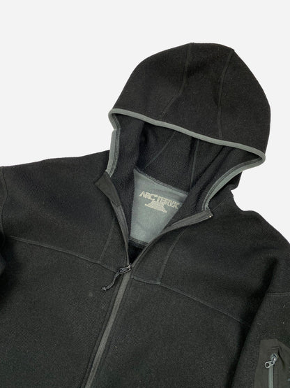 ARC'TERYX COVERT HOODY POLARTEC FLEECE JACKET. (L) - SEVENUES.