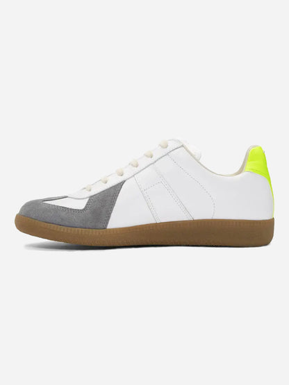 MAISON MARGIELA REPLICA GAT LEATHER SNEAKERS. (40)