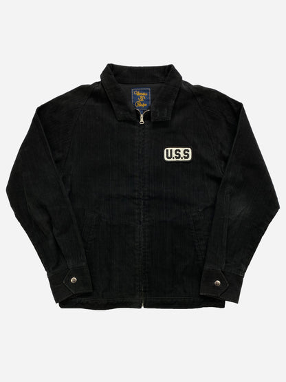 URSUS BAPE CORDUROY 'U.S.S' WORKWEAR JACKET. (S)