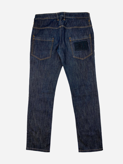 DIRK BIKKEMBERGS 2000's 'BIKK' EMBROIDERY DENIM. (34)