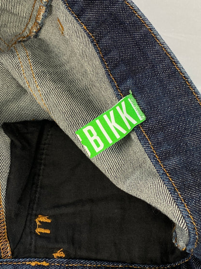 DIRK BIKKEMBERGS 2000's 'BIKK' EMBROIDERY DENIM. (34)