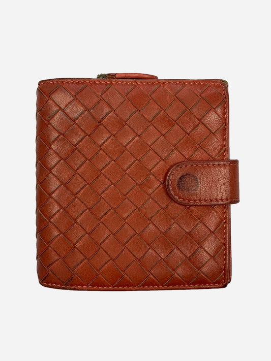 BOTTEGA VENETA INTRECCIATO LEATHER WALLET. - SEVENUES.