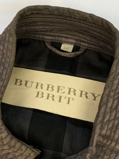 BURBERRY BRIT MILITARY FIELD JACKET. (XXL)