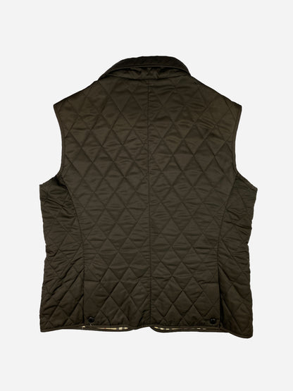 BURBERRY LONDON QUILTED NOVACHECK VEST. (L)