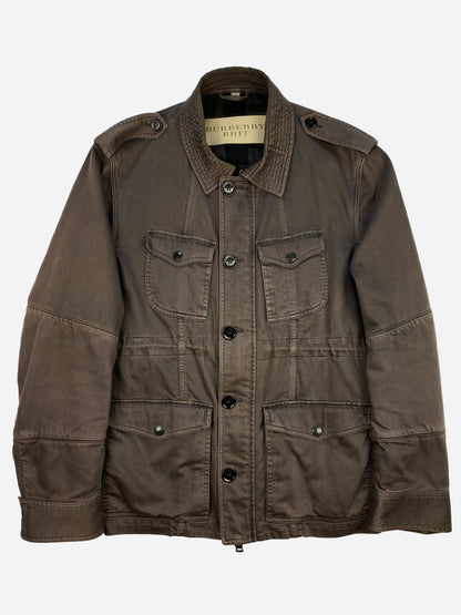 BURBERRY BRIT MILITARY FIELD JACKET. (XXL)