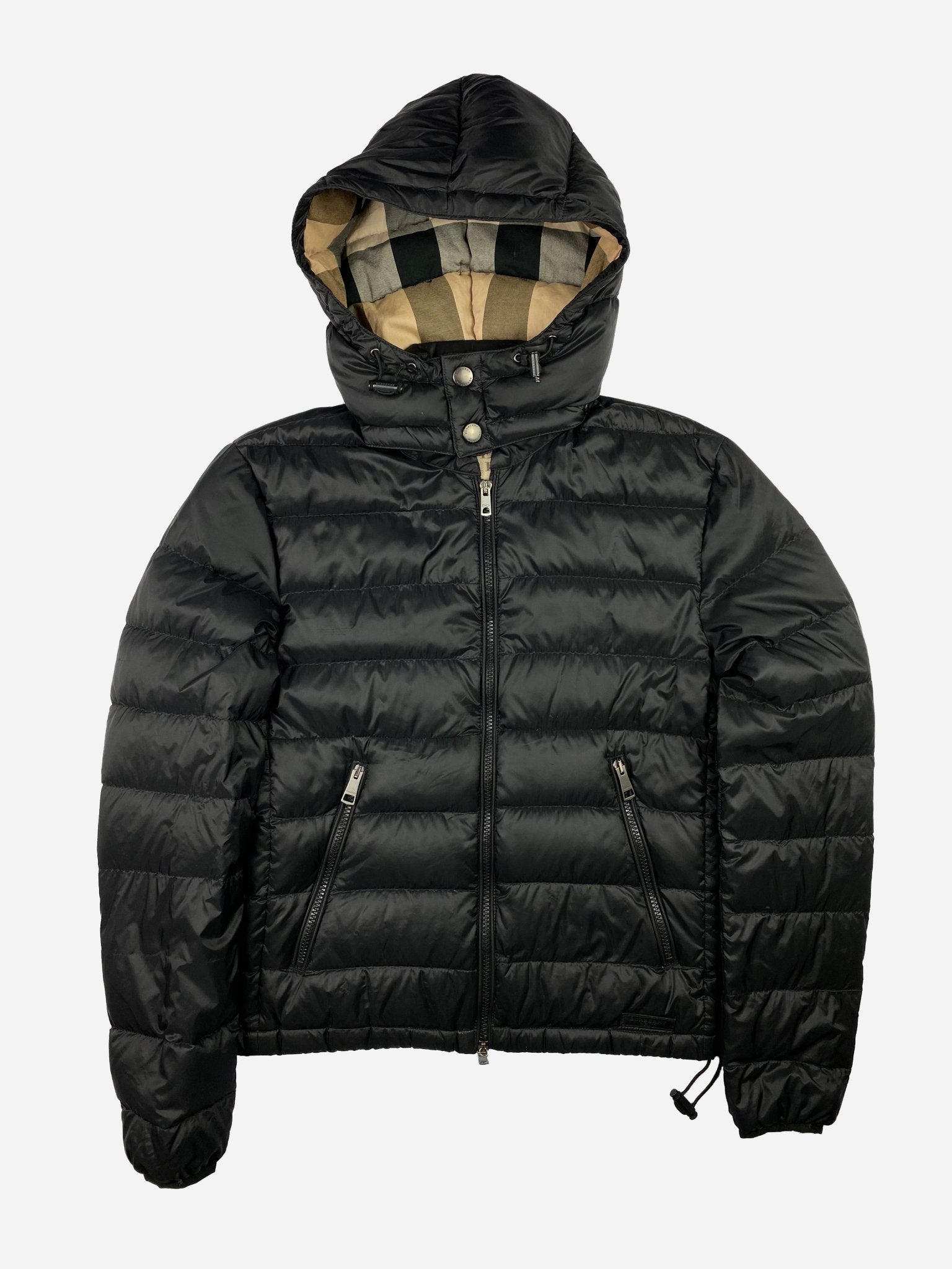 BURBERRY BRIT NYLON GOOSE DOWN JACKET. (XS) - SEVENUES.