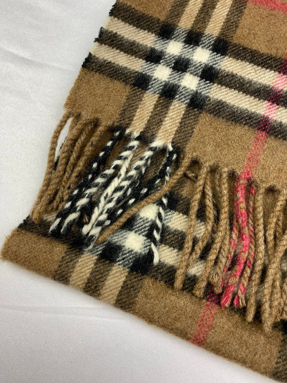 BURBERRY LONDON 100% CASHMERE NOVACHECK SCARF. - SEVENUES.