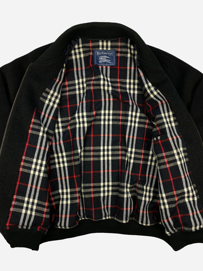 BURBERRY LONDON CASHMERE HARRINGTON JACKET. (XL) - SEVENUES.