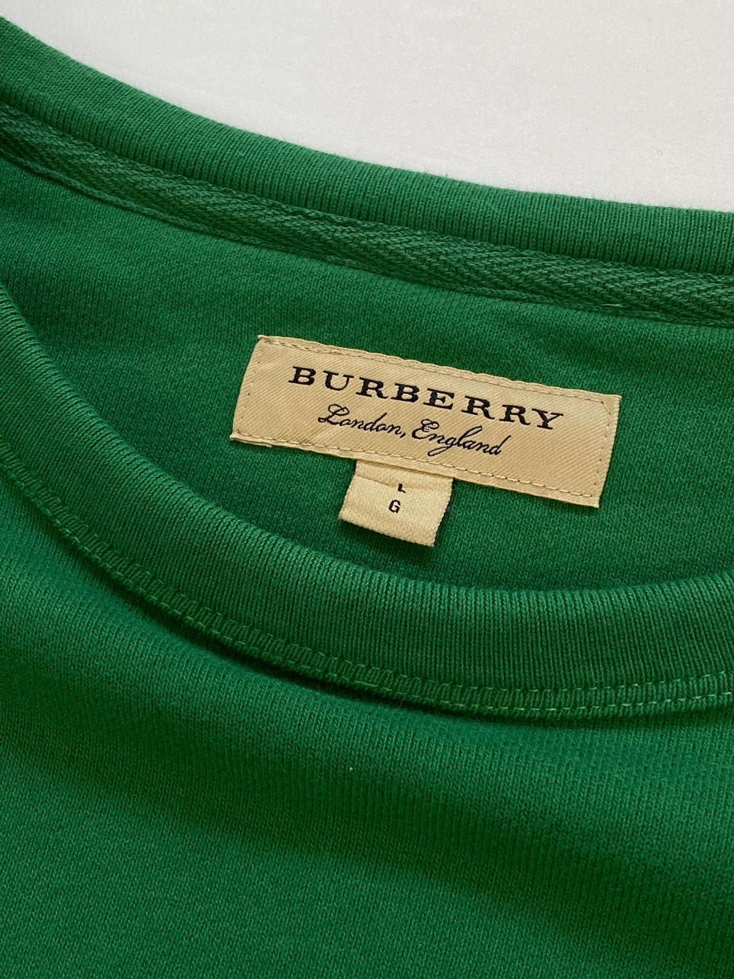 BURBERRY LONDON 'CHIPS' CREWNECK SWEATSHIRT. (L) - SEVENUES.