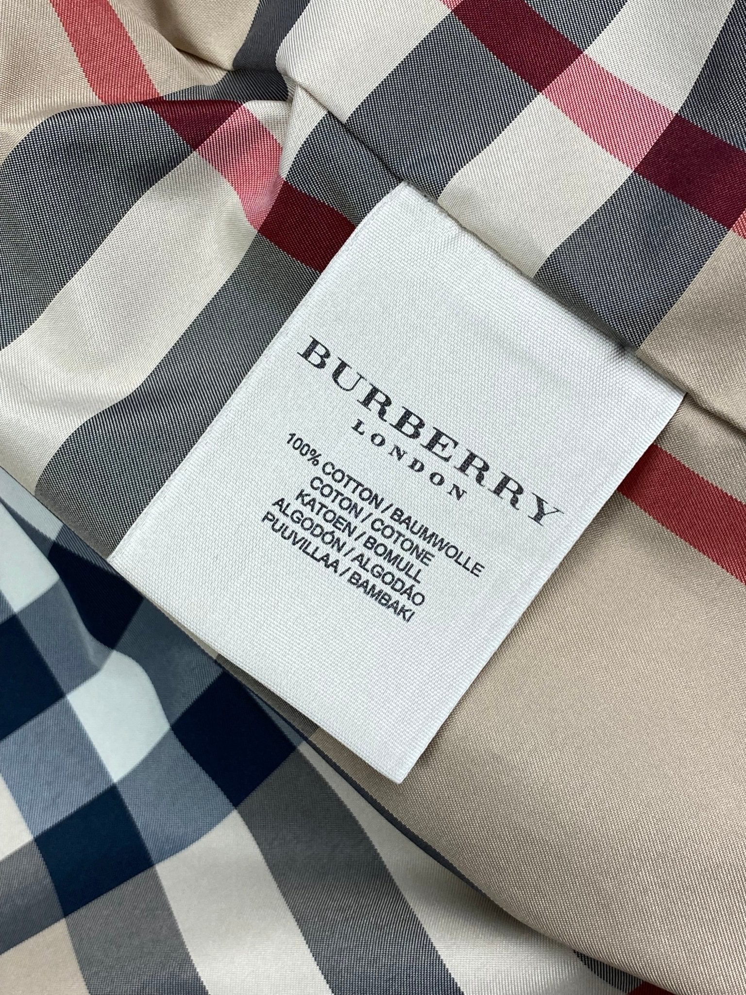 BURBERRY LONDON HARRINGTON JACKET WITH NOVACHECK LINING. (L) - SEVENUES.