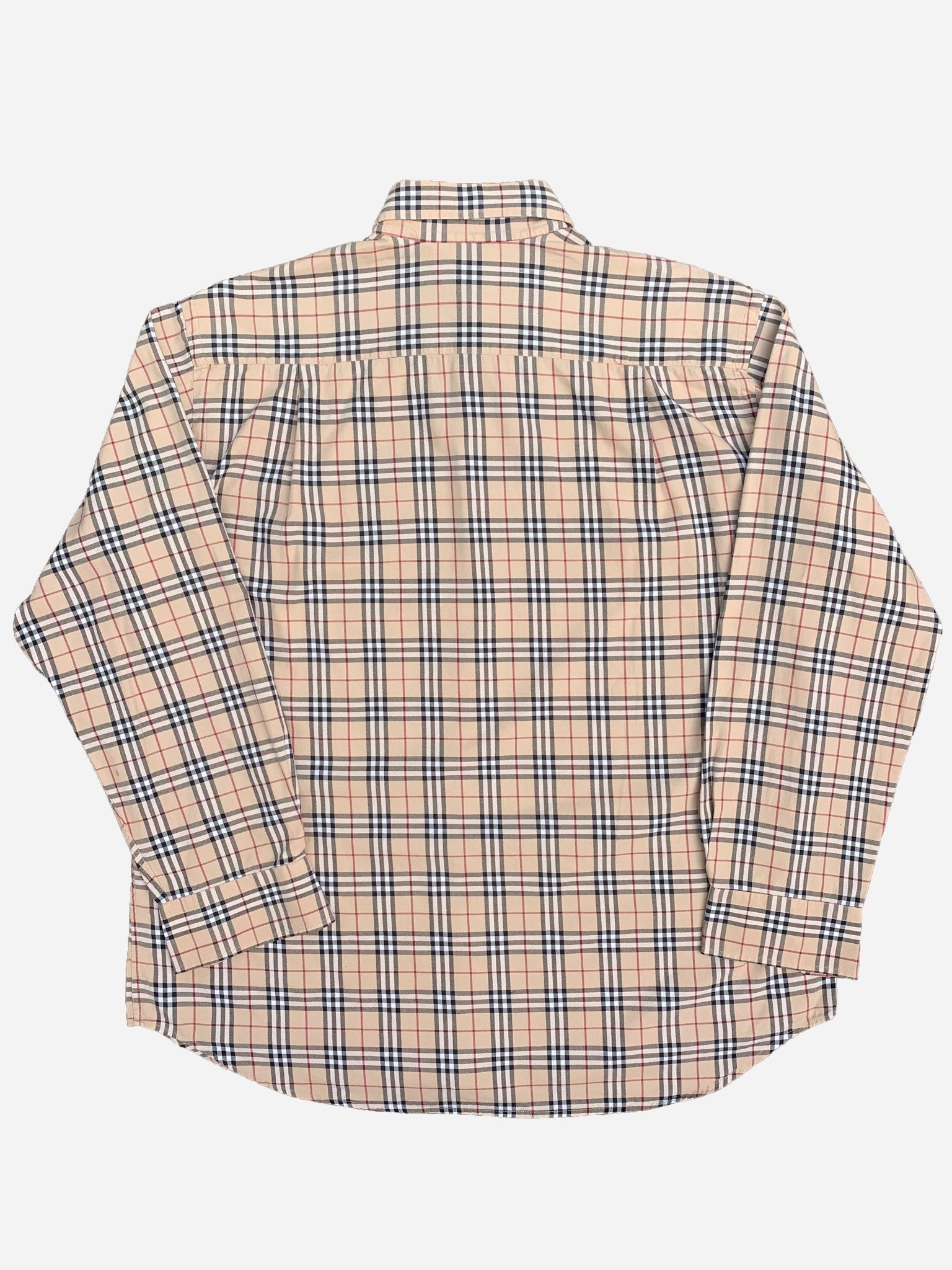 BURBERRY LONDON NOVACHECK BUTTON UP SHIRT. (43 / XL) - SEVENUES.