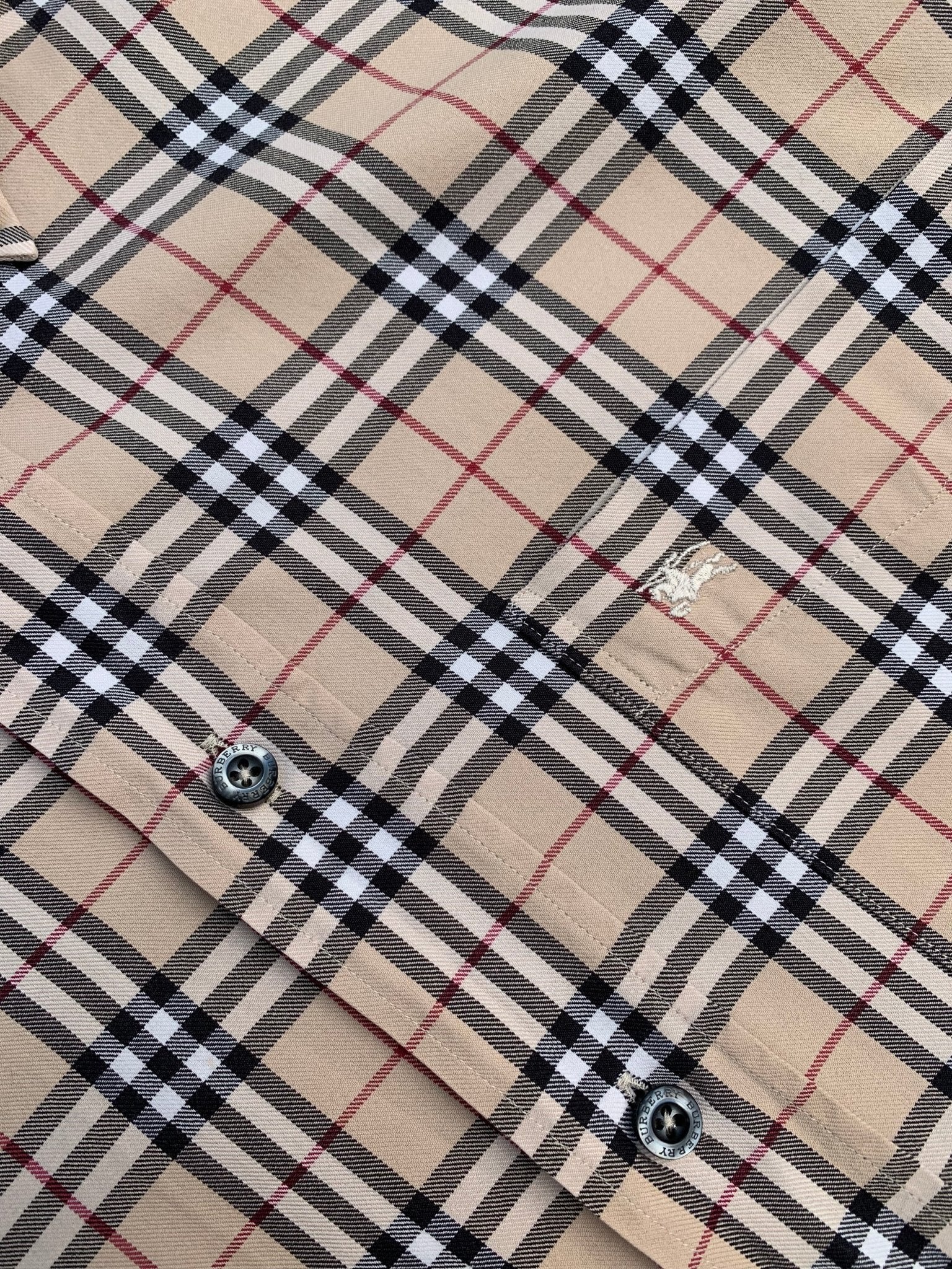 BURBERRY LONDON NOVACHECK BUTTON UP SHIRT. (43 / XL) - SEVENUES.