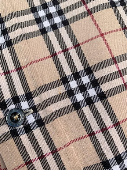 BURBERRY LONDON NOVACHECK BUTTON UP SHIRT. (43 / XL) - SEVENUES.