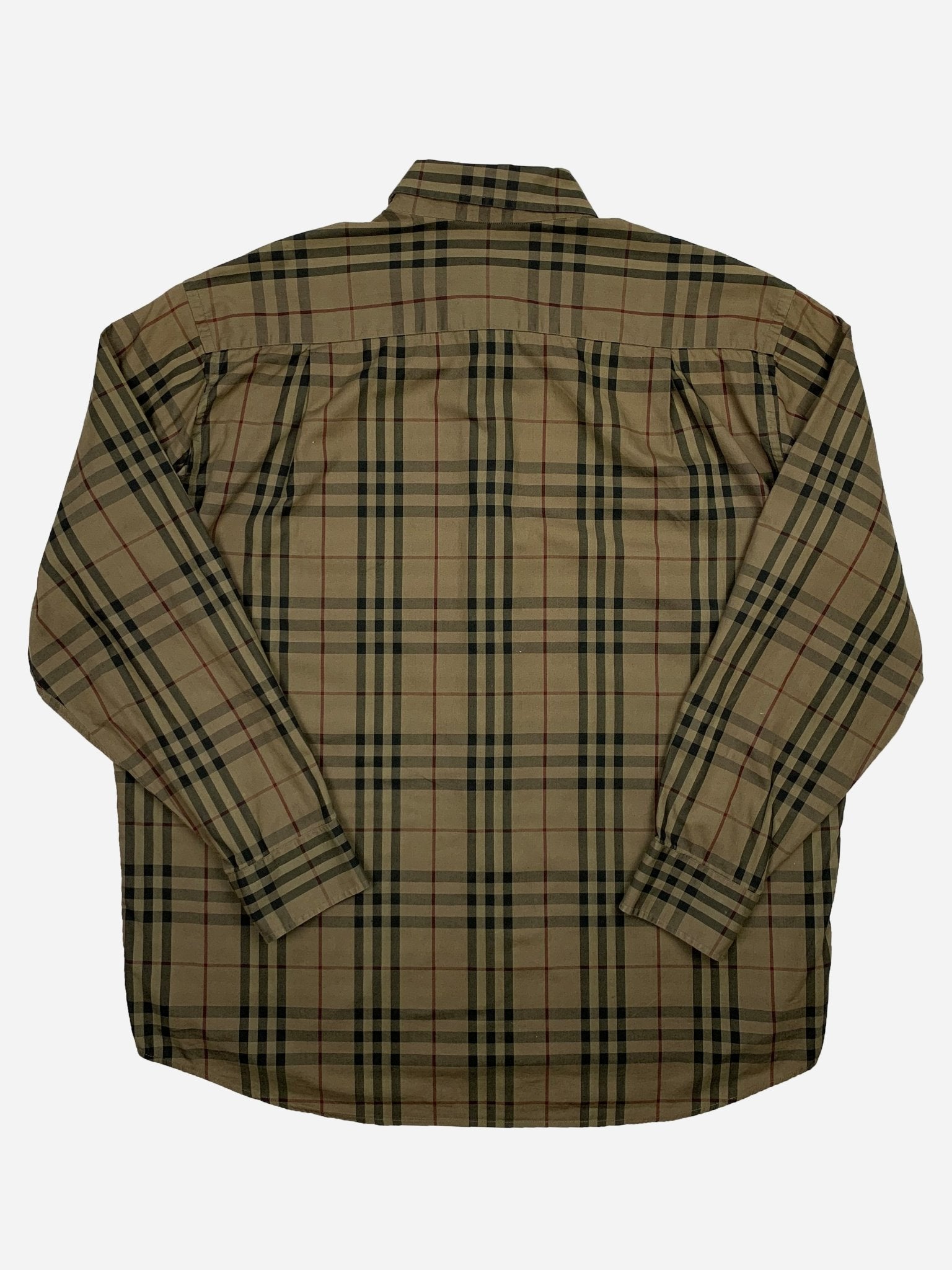 BURBERRY LONDON NOVACHECK BUTTON UP SHIRT. (43 / XL) - SEVENUES.