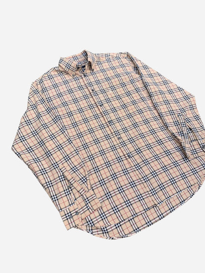 BURBERRY LONDON NOVACHECK BUTTON UP SHIRT. (43 / XL) - SEVENUES.