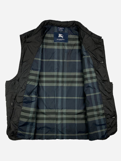 BURBERRY LONDON NYLON VEST W/ NOVACHECK LINING. (60 / XXL) - SEVENUES.