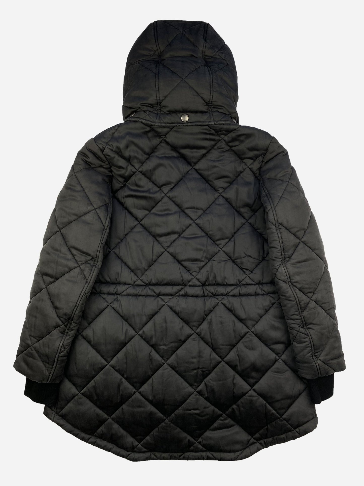 BURBERRY LONDON PADDED QUILTED PARKA COAT. (M) - SEVENUES.