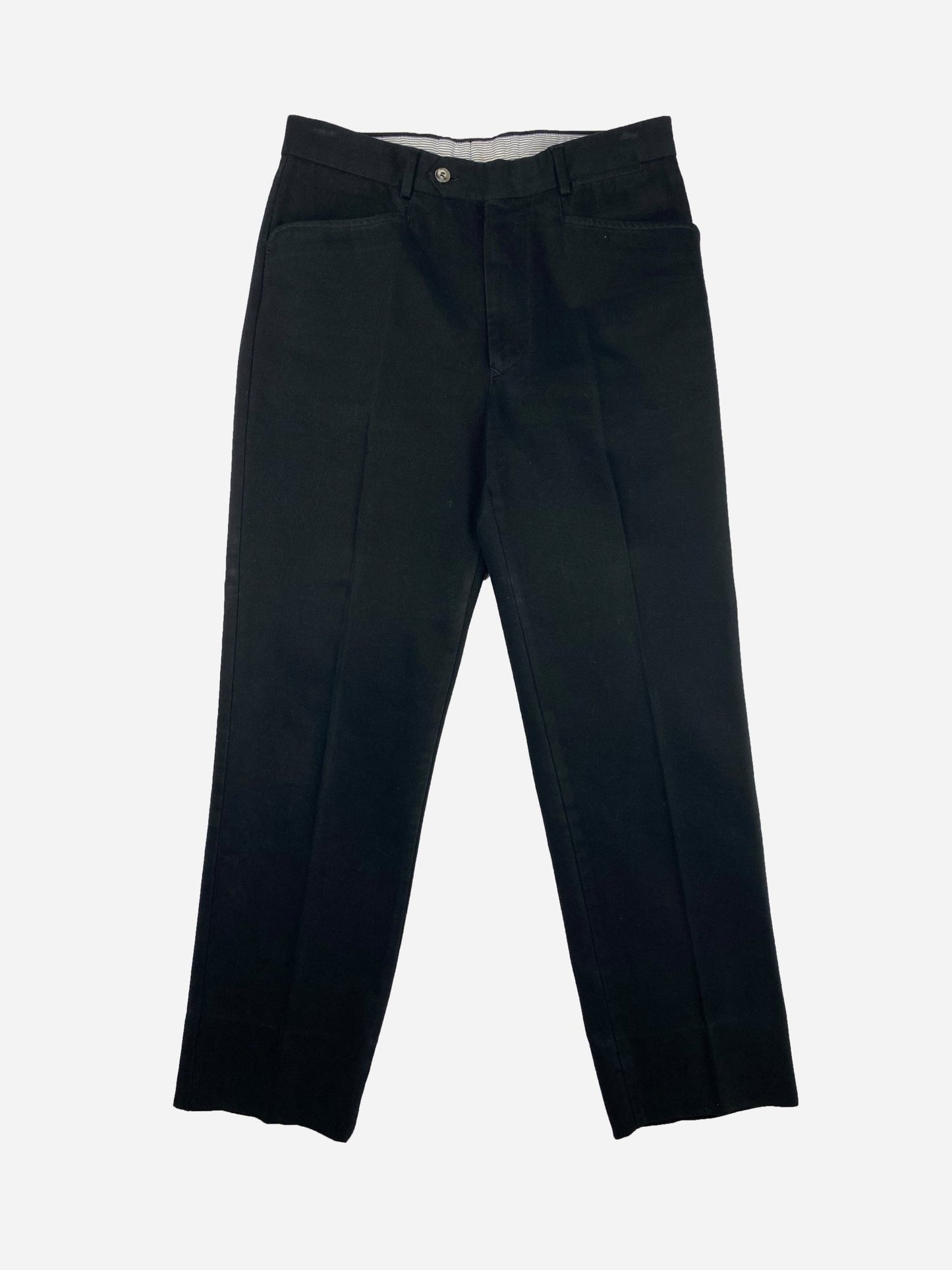 BURBERRY LONDON PLEATED WOOL SUIT PANTS. (46 / S) - SEVENUES.