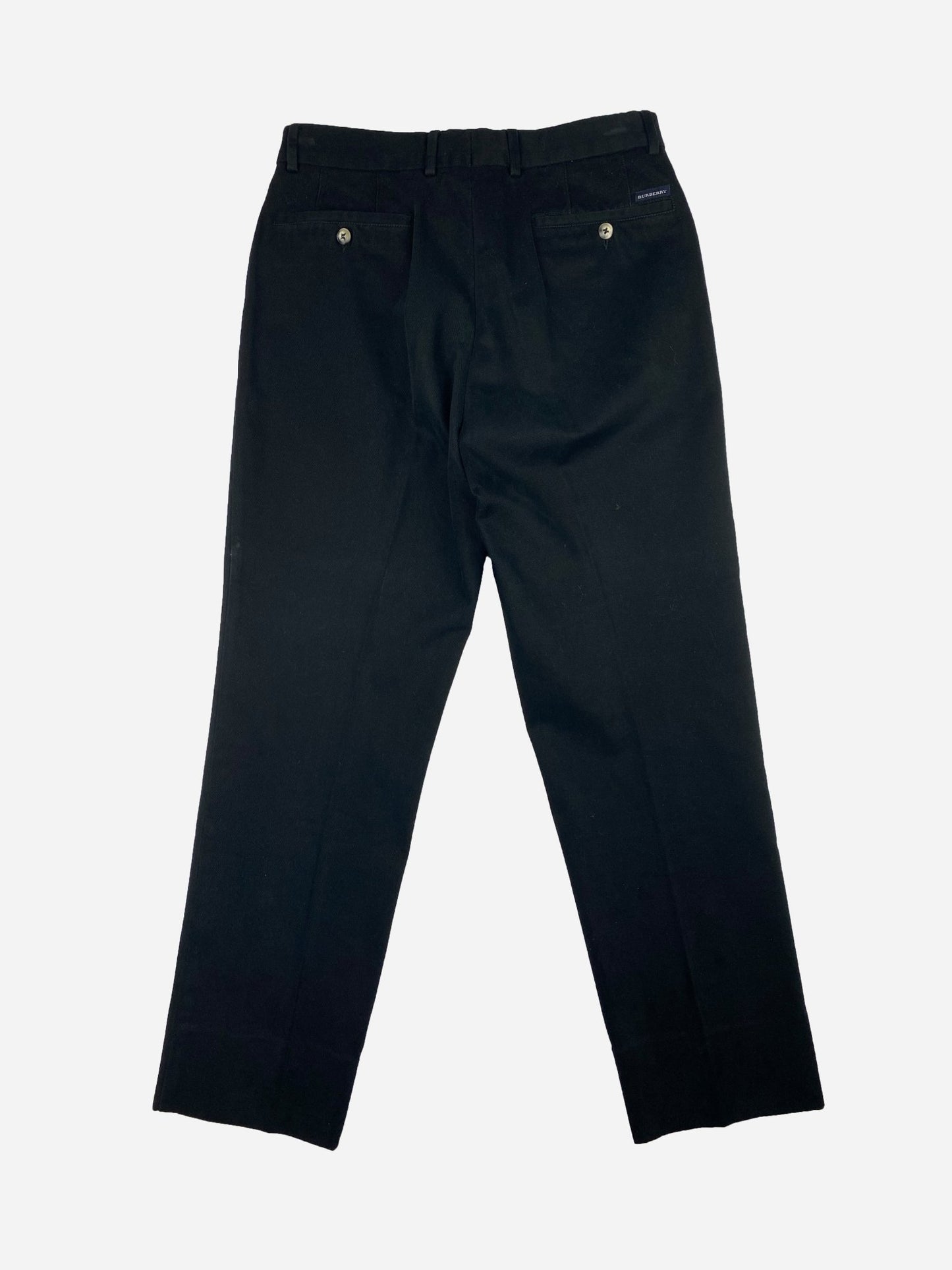 BURBERRY LONDON PLEATED WOOL SUIT PANTS. (46 / S) - SEVENUES.