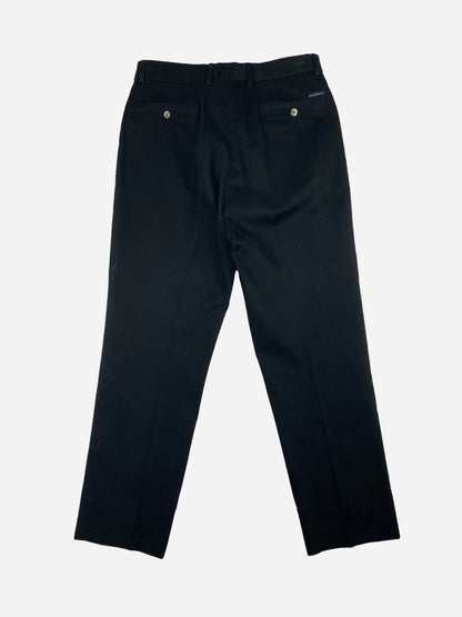 BURBERRY LONDON PLEATED WOOL SUIT PANTS. (46 / S) - SEVENUES.