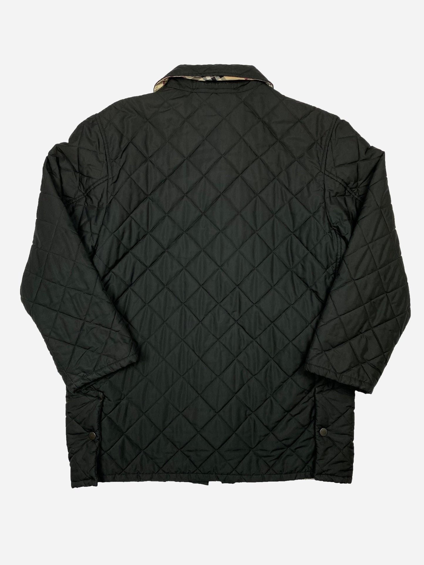 BURBERRY LONDON QUILTED JACKET WITH NOVACHECK LINING.(40 / M) - SEVENUES.