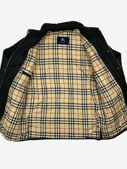 BURBERRY LONDON QUILTED JACKET WITH NOVACHECK LINING.(40 / M) - SEVENUES.