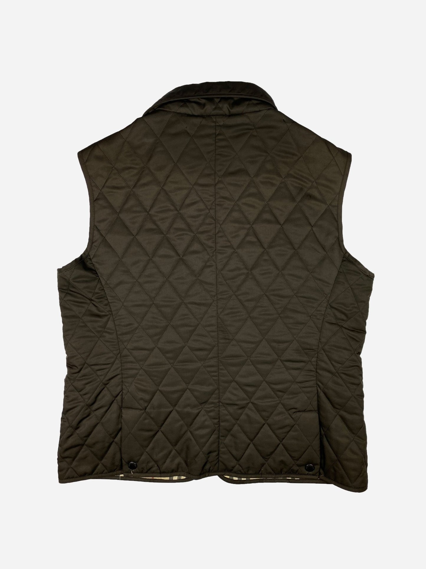 BURBERRY LONDON QUILTED NOVACHECK VEST. (L) - SEVENUES.