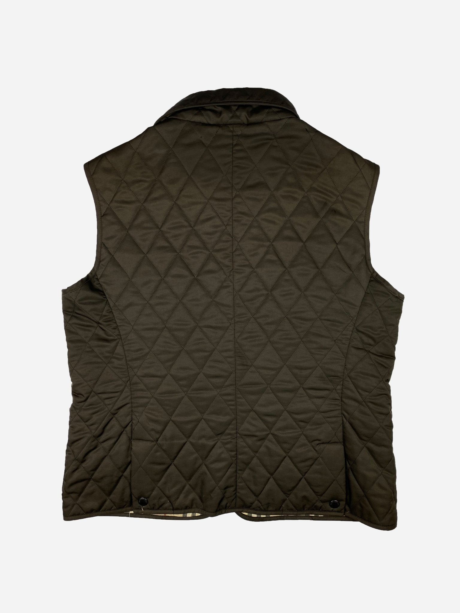 BURBERRY LONDON QUILTED NOVACHECK VEST. (L) - SEVENUES.