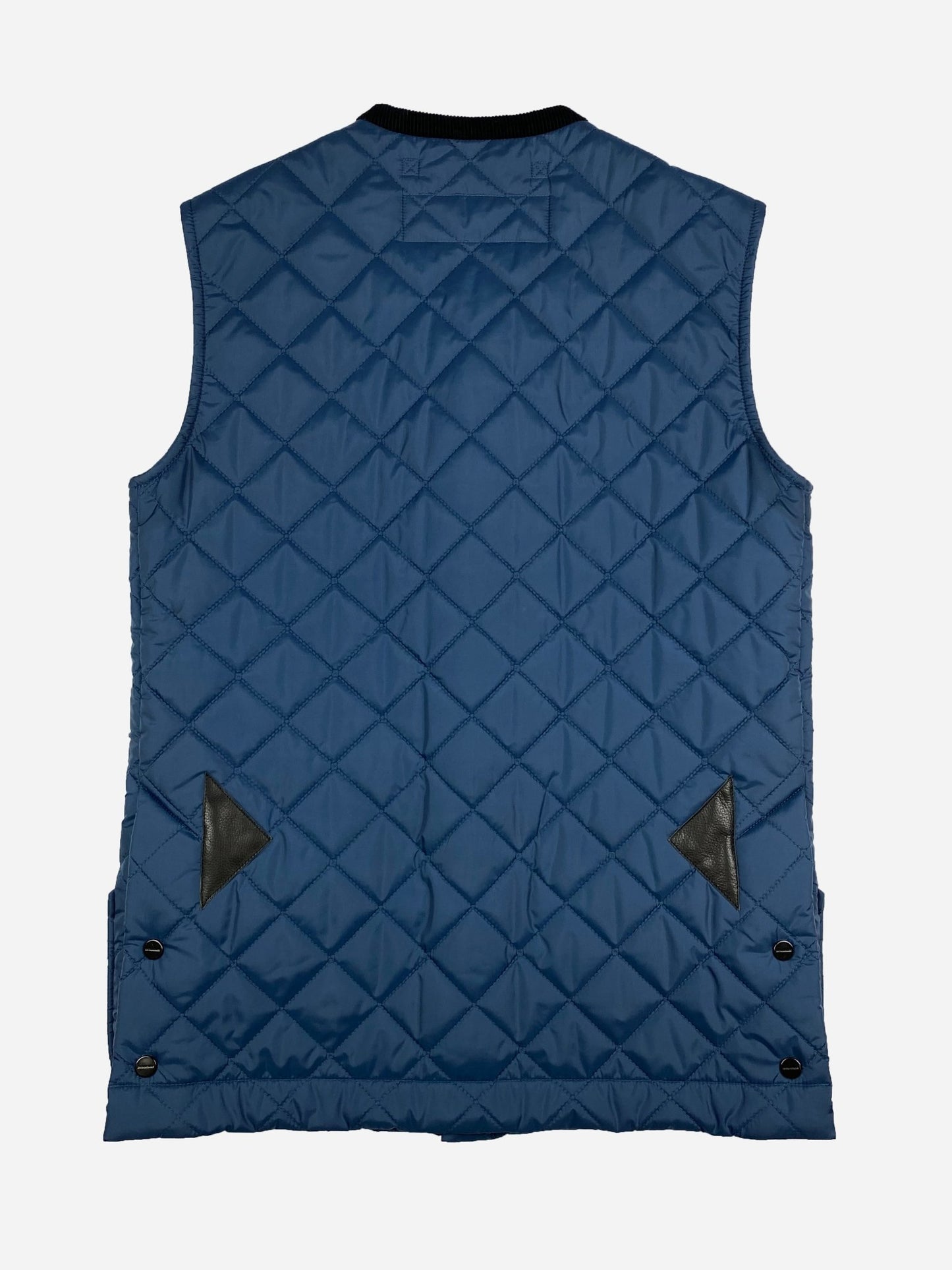 BURBERRY LONDON QUILTED VEST WITH NOVACHECK LINING. (46 / L) - SEVENUES.