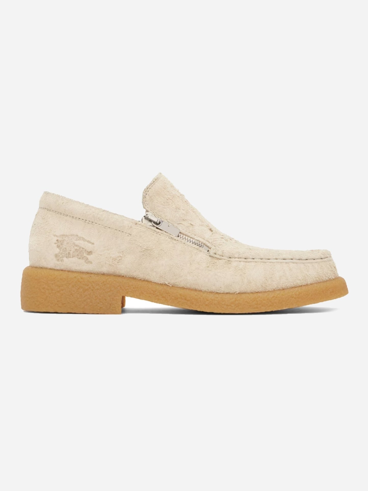 BURBERRY LONDON SUEDE LEATHER 'CHANCE' LOAFER. (44) - SEVENUES.