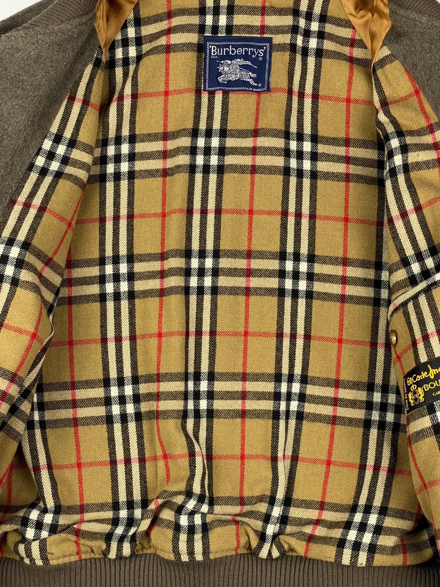 BURBERRY LONDON WOOL HARRINGTON JACKET. (56 / XL) - SEVENUES.