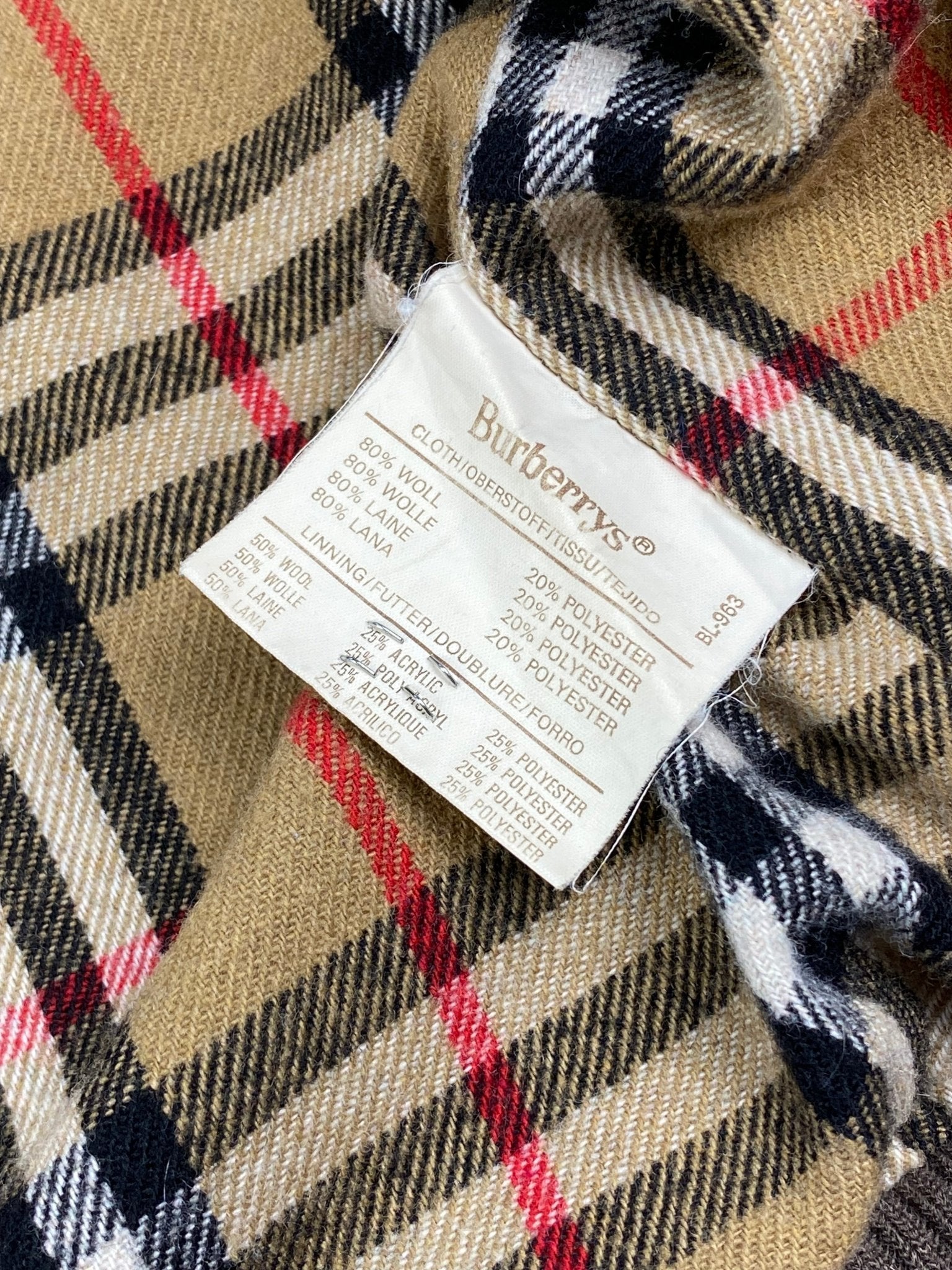 BURBERRY LONDON WOOL HARRINGTON JACKET. (56 / XL) - SEVENUES.