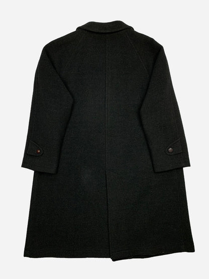 BURBERRY LONDON WOOL TRENCHCOAT WITH NOVACHECK LINING. (XL) - SEVENUES.