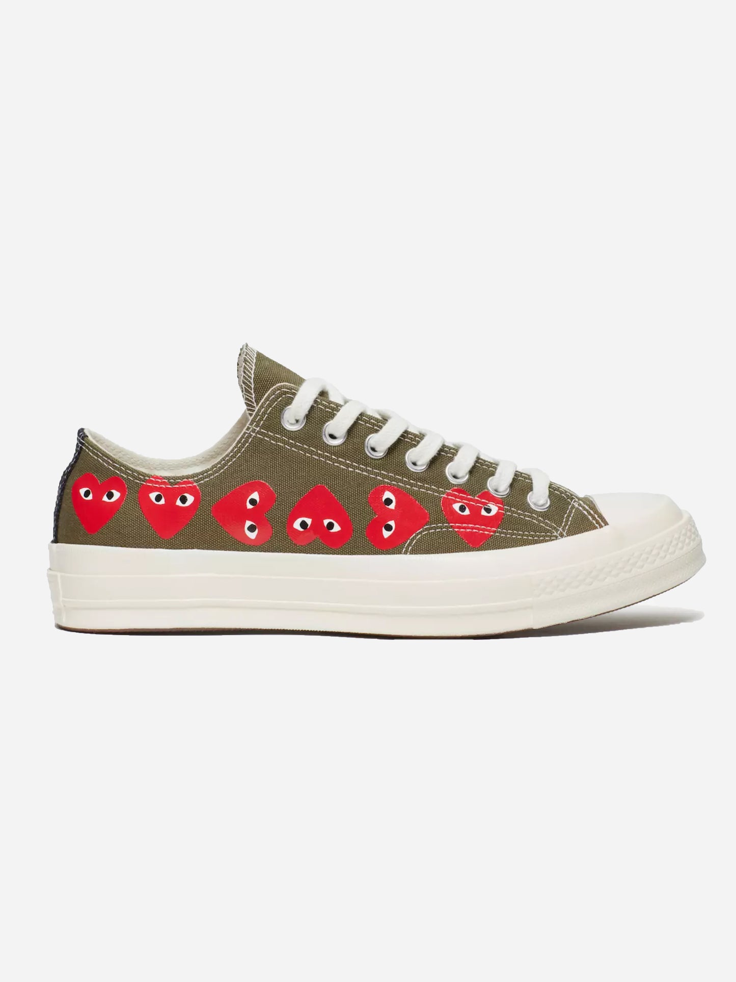 COMME DES GARÇONS PLAY 'MULTIHEART' CHUCK 70 LOW. (44)