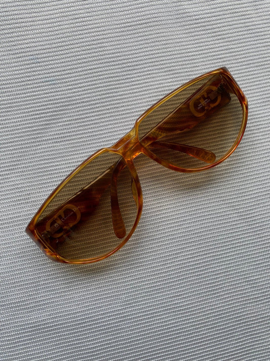 CHRISTIAN DIOR 1980's 'CD' ACETATE SUNGLASSES. - SEVENUES.