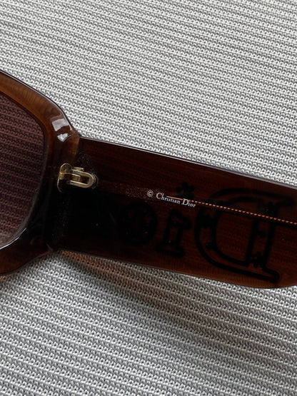 CHRISTIAN DIOR 1990's 'AVENTURA' LOGO SUNGLASSES. - SEVENUES.