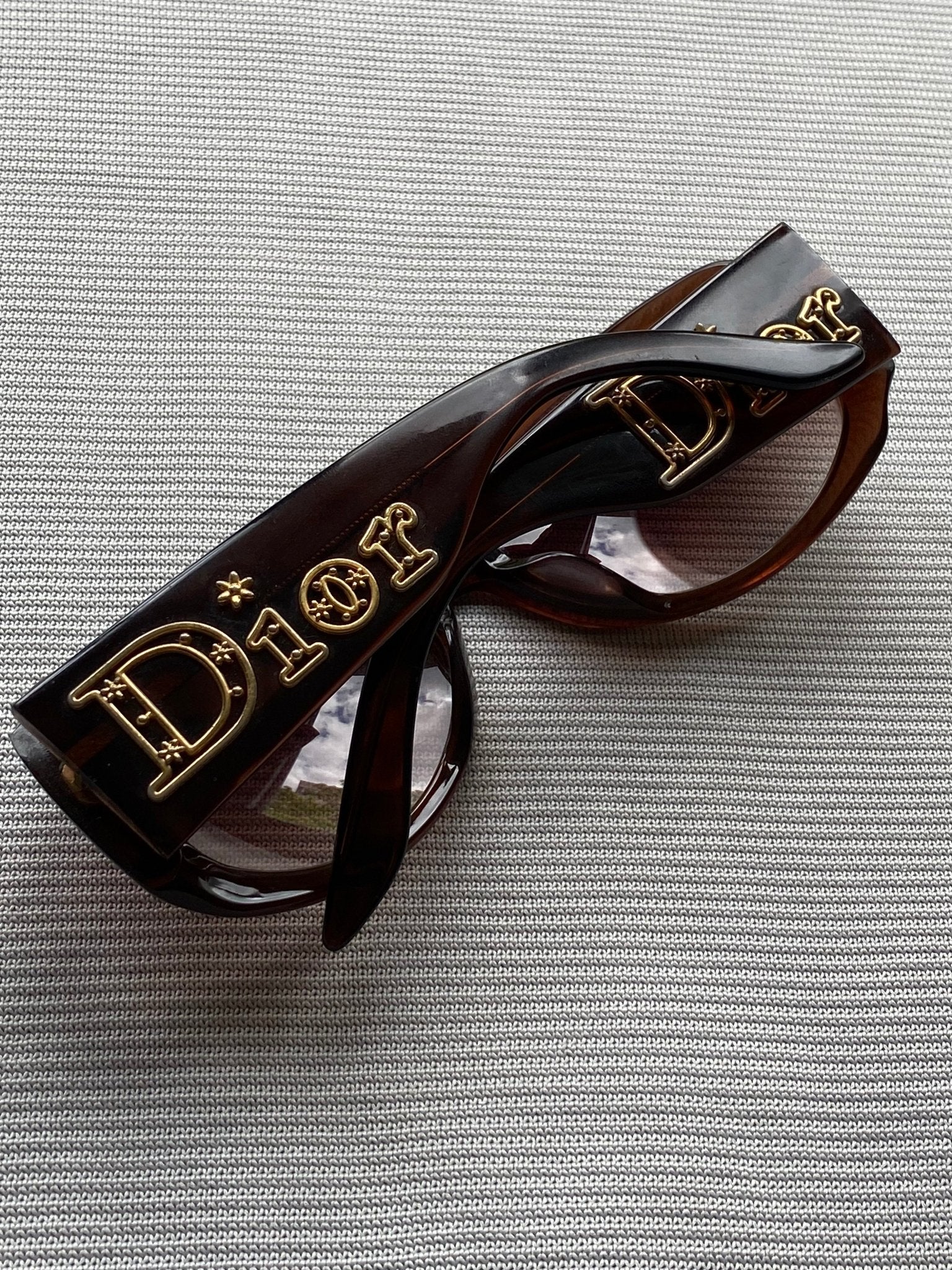 CHRISTIAN DIOR 1990's 'AVENTURA' LOGO SUNGLASSES. - SEVENUES.