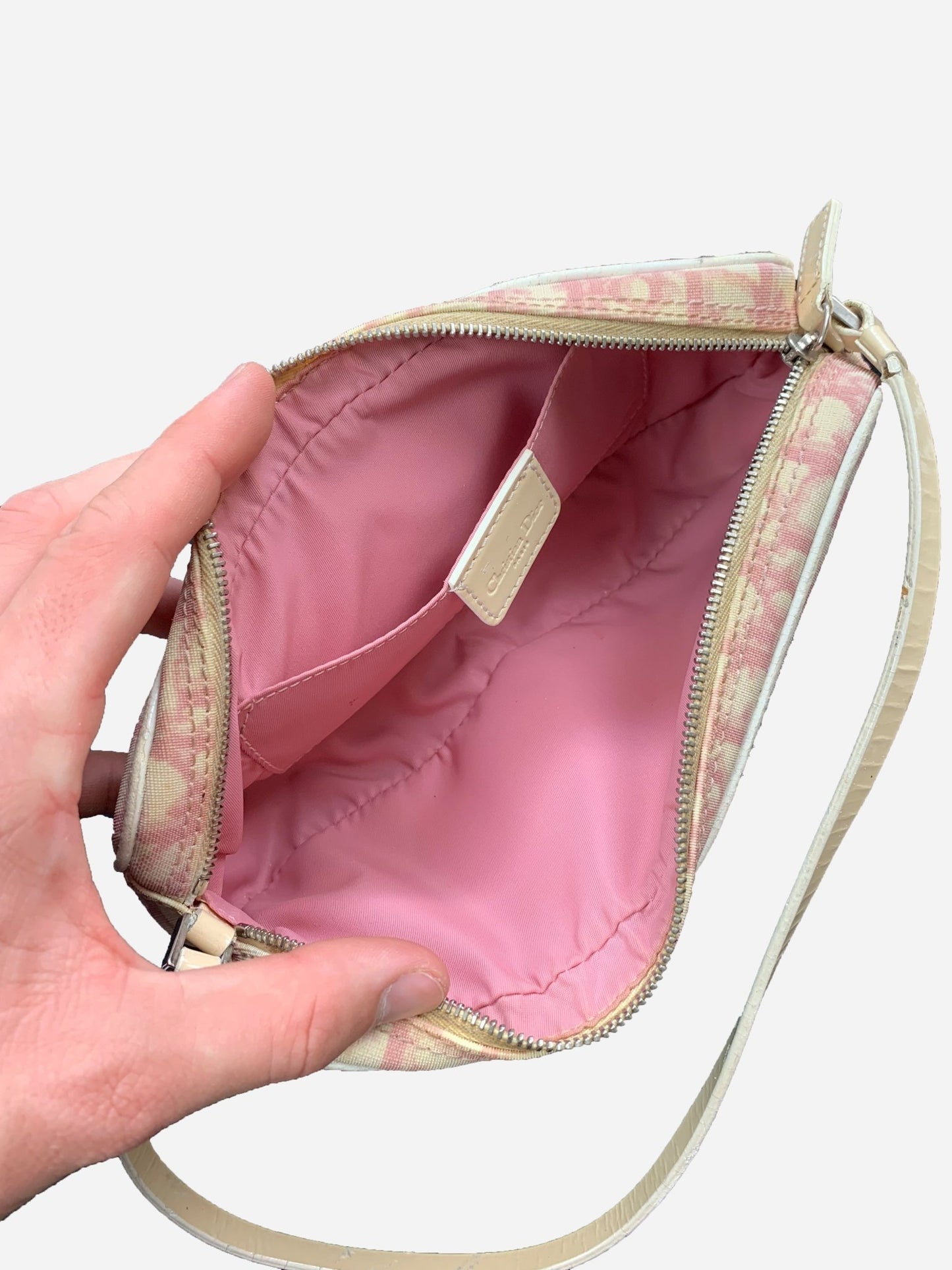 CHRISTIAN DIOR '2' OBLIQUE TROTTER HOBO BAG. - SEVENUES.