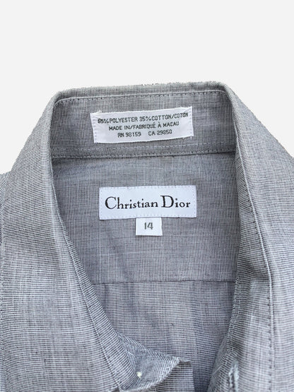 CHRISTIAN DIOR LOGO EMBROIDERY SLEEVELESS BUTTON UP VEST. (S) - SEVENUES.