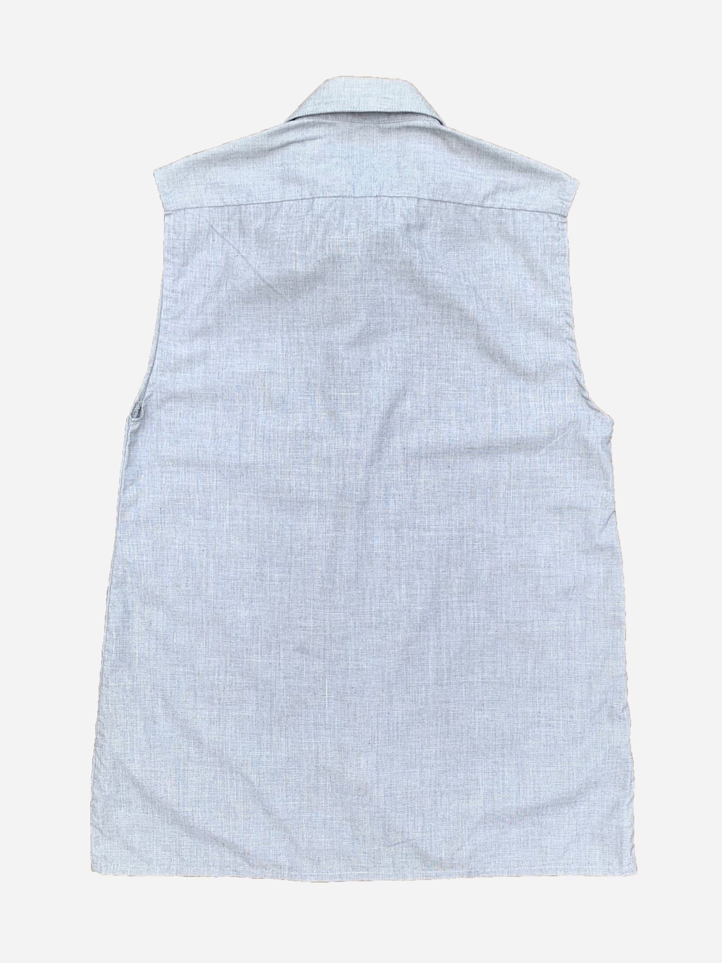 CHRISTIAN DIOR LOGO EMBROIDERY SLEEVELESS BUTTON UP VEST. (S) - SEVENUES.