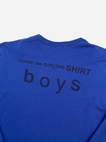 COMME DES GARÇONS SHIRT BOYS LONGSLEEVE T - SHIRT. (M) - SEVENUES.