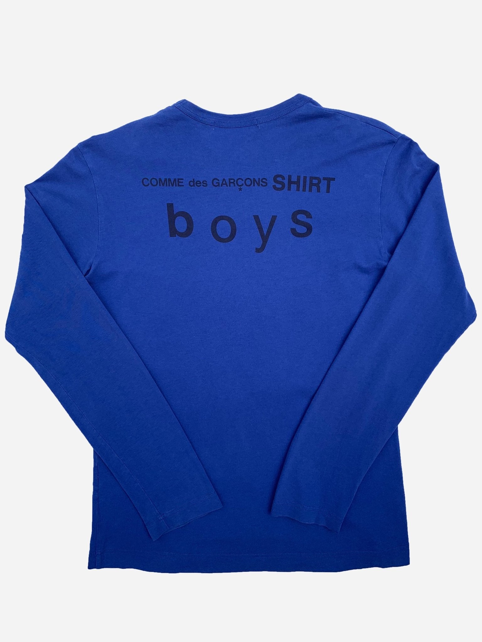 COMME DES GARÇONS SHIRT BOYS LONGSLEEVE T - SHIRT. (M) - SEVENUES.